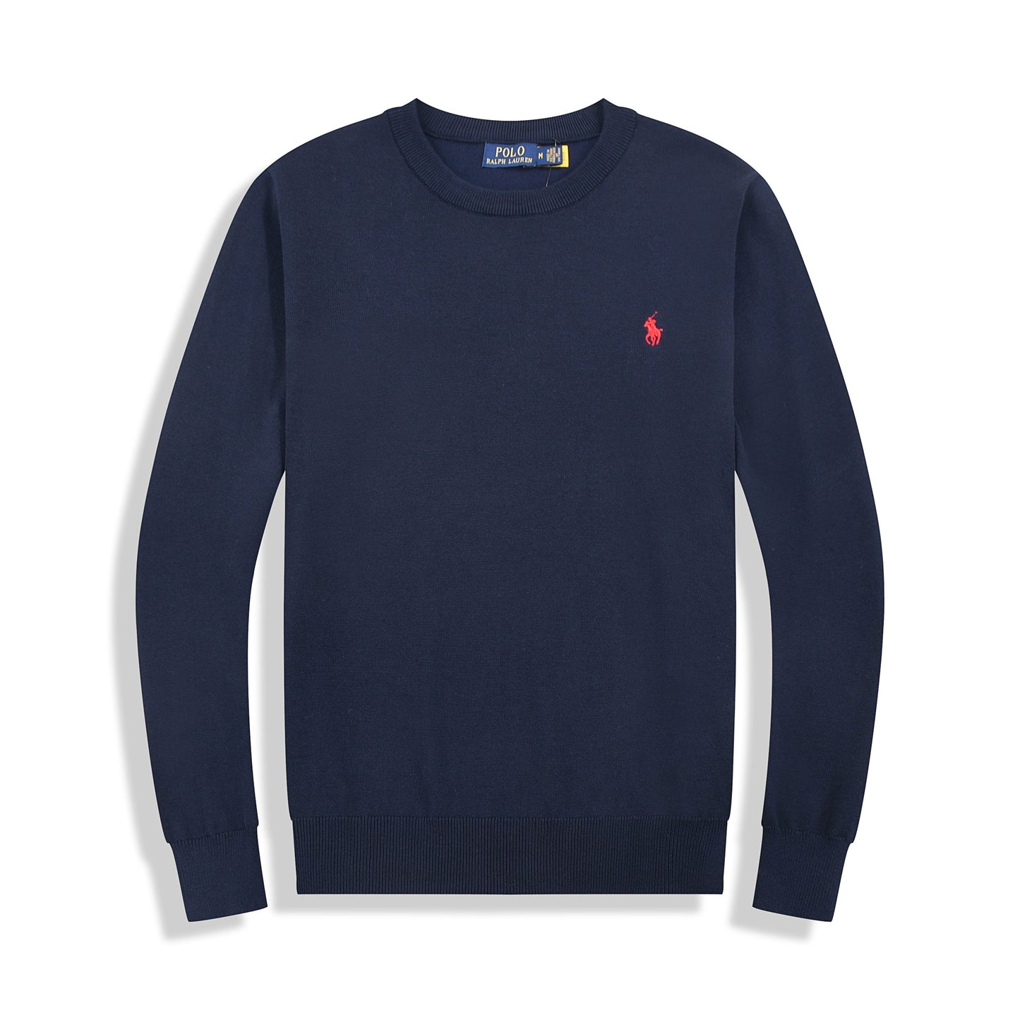 R&L Schmaler Baumwollpullover, weich und edel