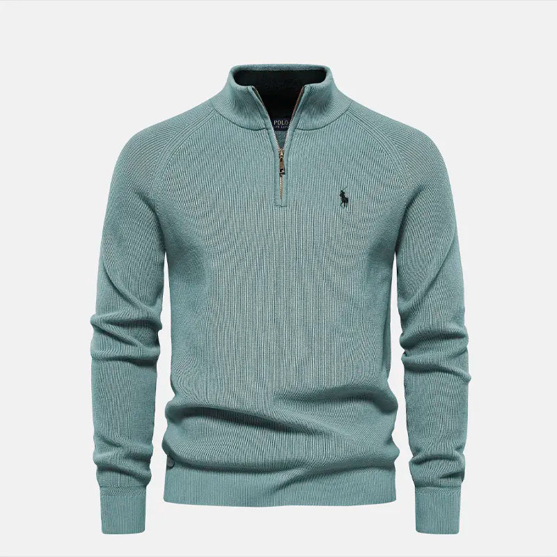 R&L Polo Classic Zip Pullover