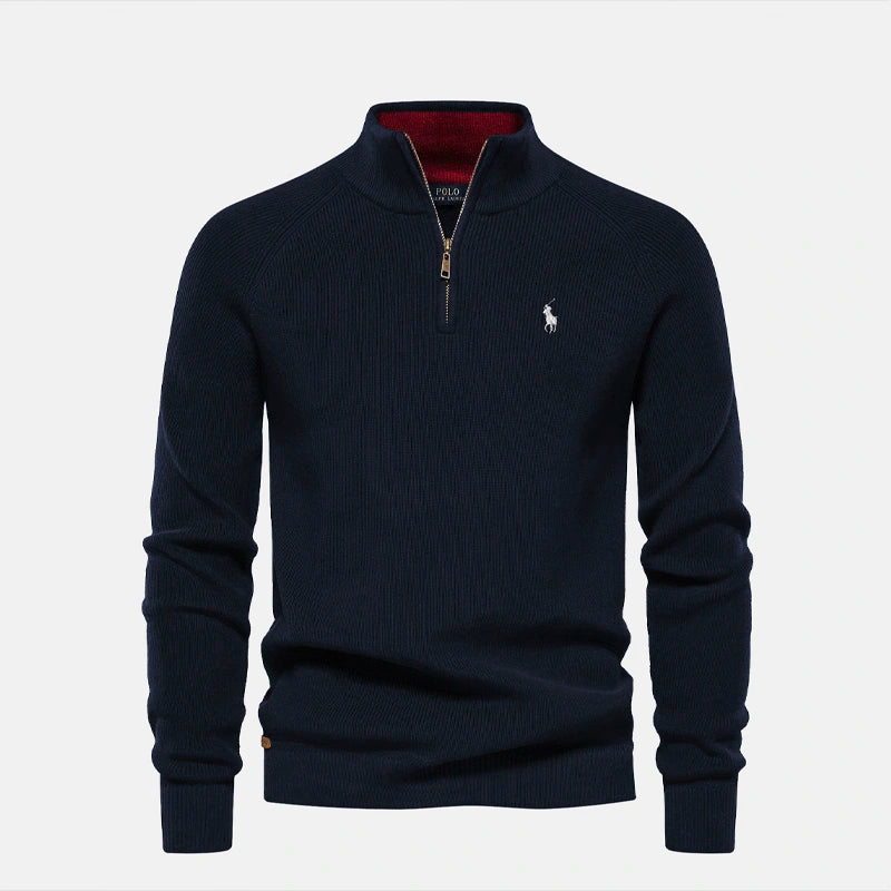 R&L Polo Classic Zip Pullover