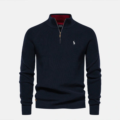 R&L Polo Classic Zip Pullover