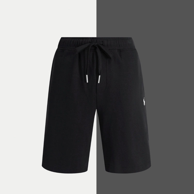Premium-Baumwollshorts mit Kordelzug