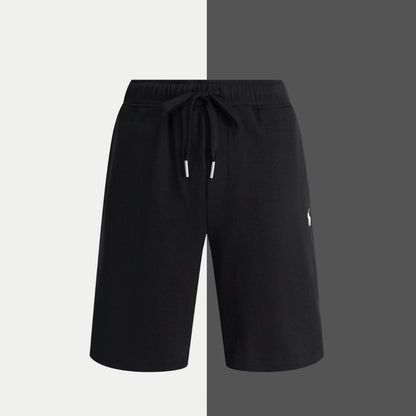 Premium-Baumwollshorts mit Kordelzug