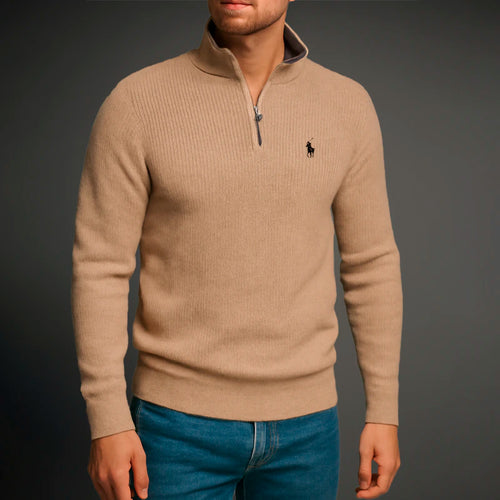 R&L Polo Classic Zip Pullover