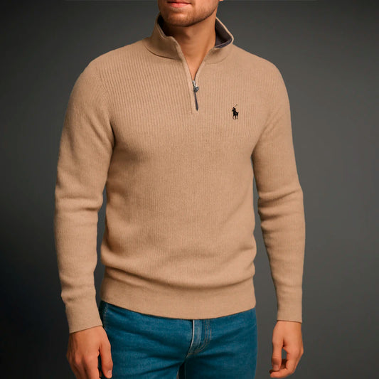 R&L Polo Classic Zip Pullover