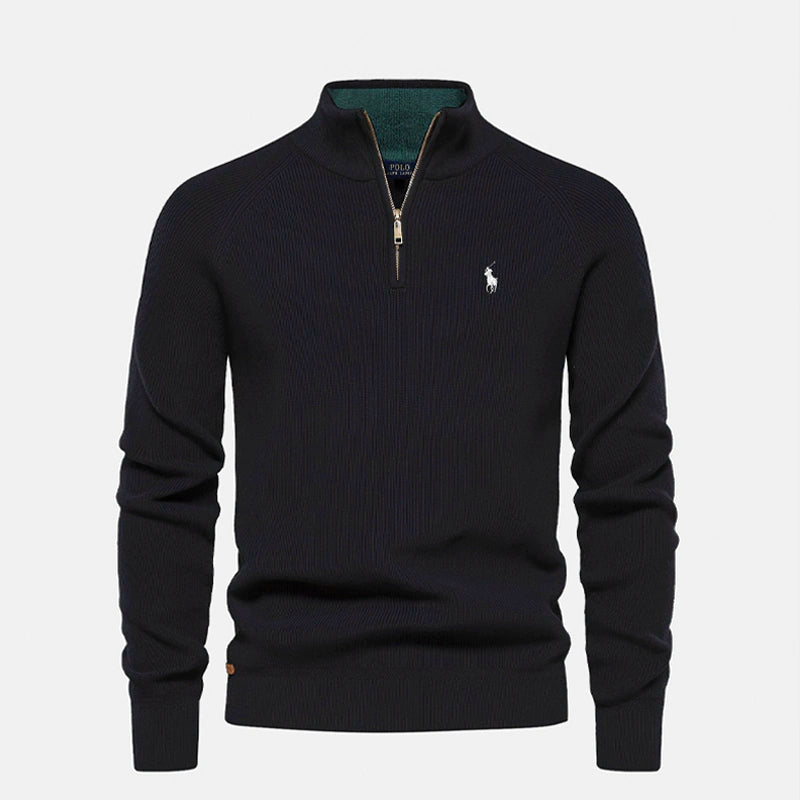 R&L Polo Classic Zip Pullover