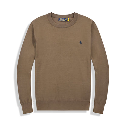 R&L Schmaler Baumwollpullover, weich und edel