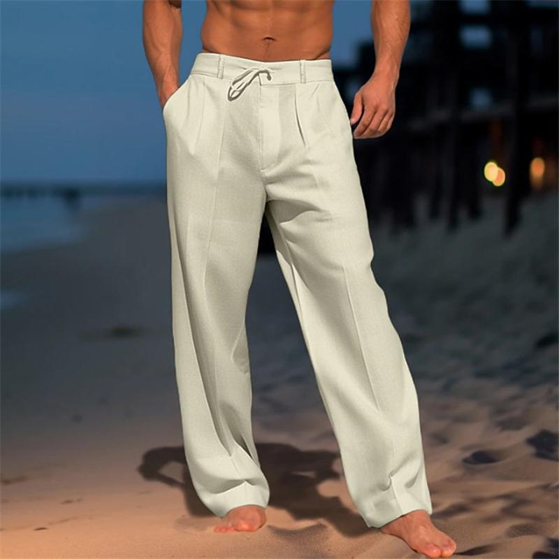 Andrei - Plain Leinen Hose