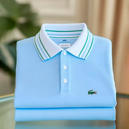 Klassisches Kurzarm-Poloshirt für Herren mit Krokodil-Logo