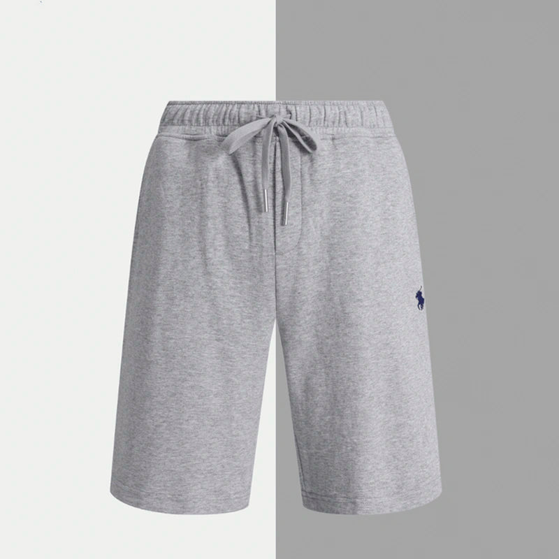 Premium-Baumwollshorts mit Kordelzug