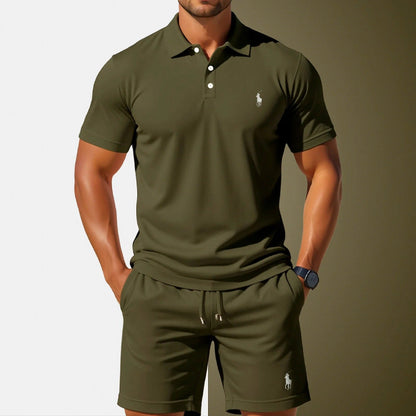 R&L Polo & Short  Herren Set