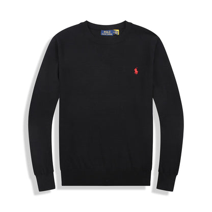 R&L Schmaler Baumwollpullover, weich und edel