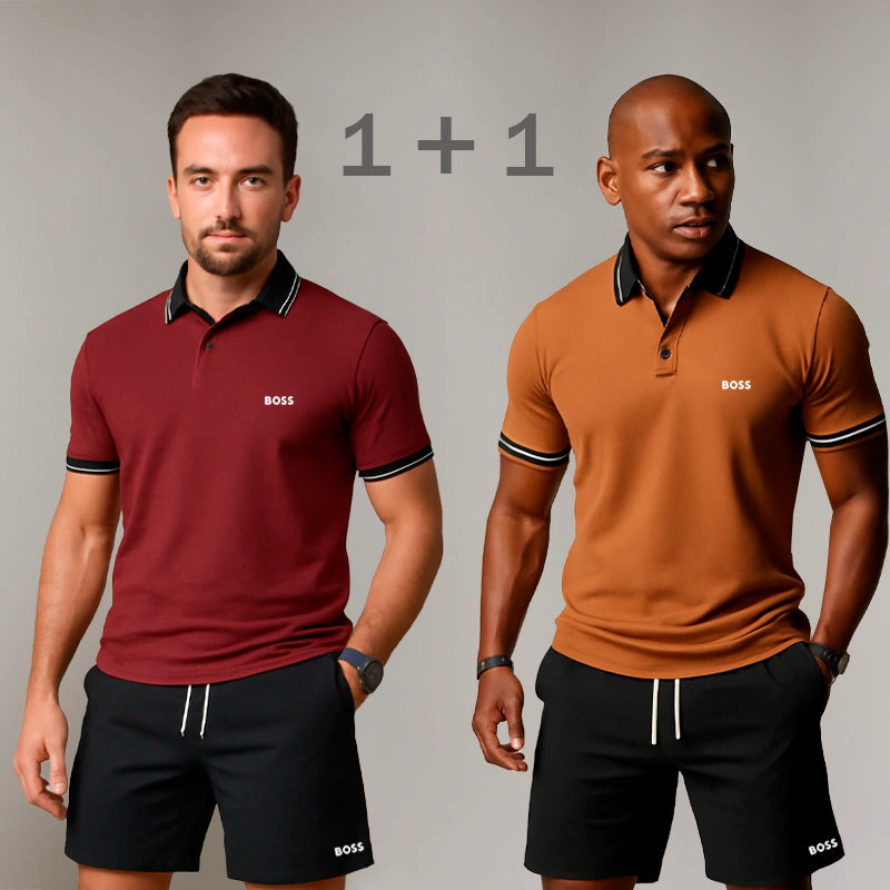 Herren Set  Polo Shirt & Shorts  den Sommer Kaufe 1, nimm 2