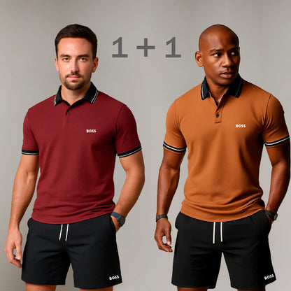 Herren Set  Polo Shirt & Shorts  den Sommer Kaufe 1, nimm 2