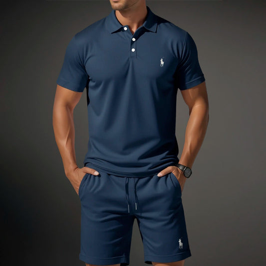 R&L Polo & Short  Herren Set