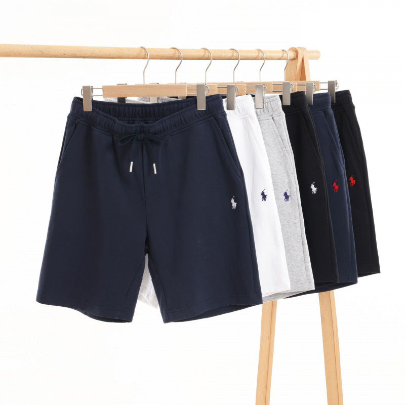 Leichte Herren-Shorts aus strukturierter Baumwolle