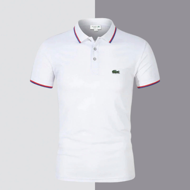 Klassisches Herren-Polo aus Stretch-Baumwolle – Chic