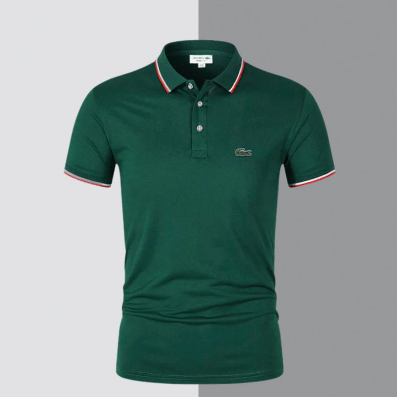 Klassisches Herren-Polo aus Stretch-Baumwolle – Chic