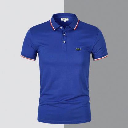 Klassisches Herren-Polo aus Stretch-Baumwolle – Chic